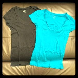 Deep V-Neck Shirts